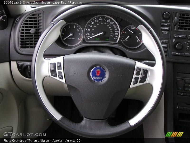 Laser Red / Parchment 2006 Saab 9-3 Aero Sport Sedan