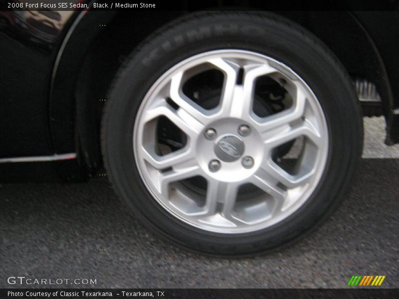 Black / Medium Stone 2008 Ford Focus SES Sedan