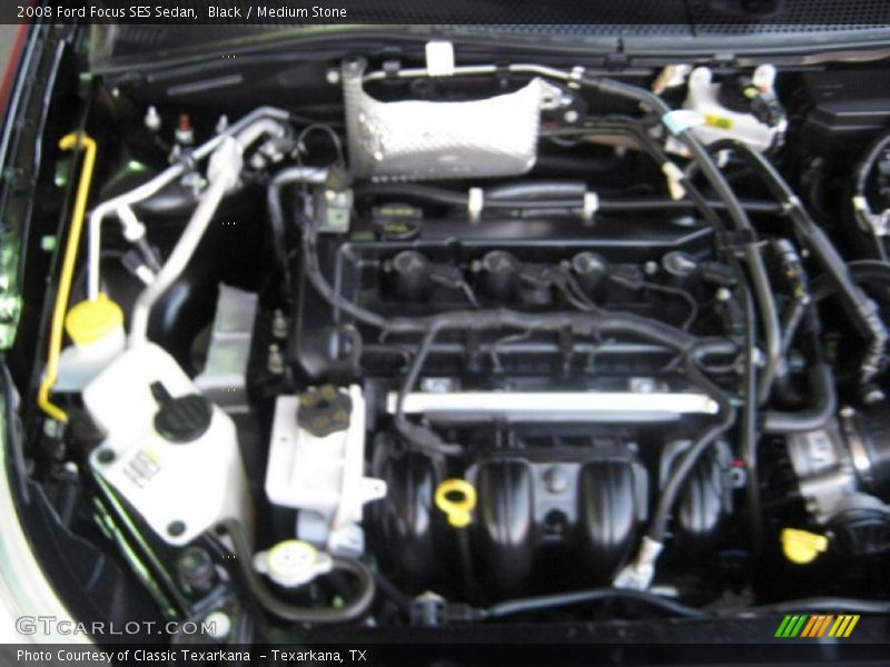 Black / Medium Stone 2008 Ford Focus SES Sedan