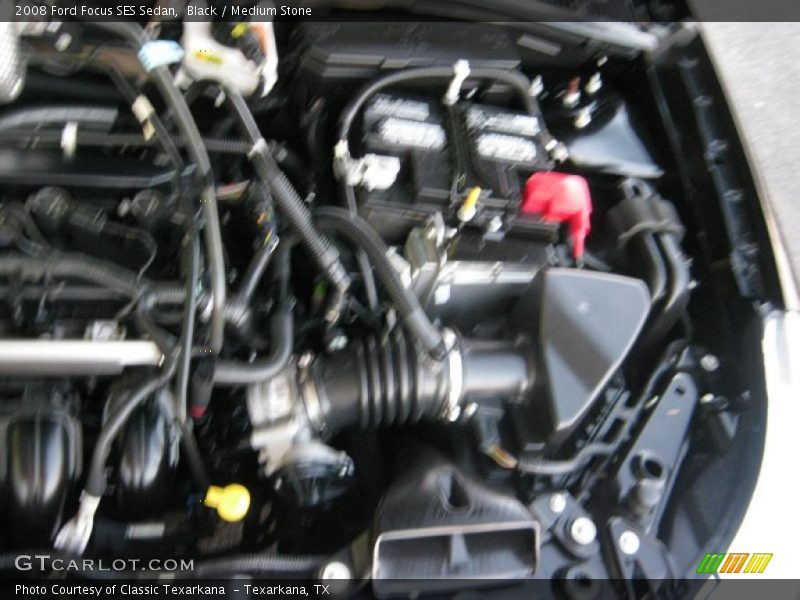 Black / Medium Stone 2008 Ford Focus SES Sedan