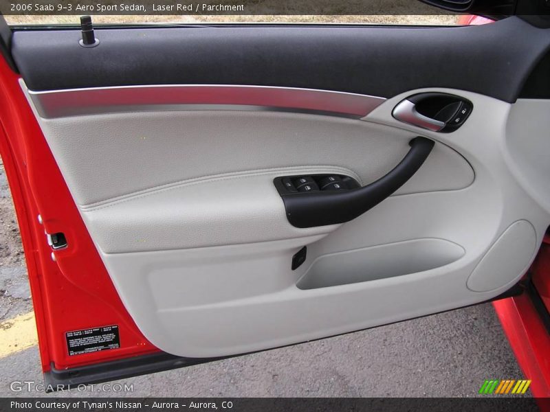 Laser Red / Parchment 2006 Saab 9-3 Aero Sport Sedan