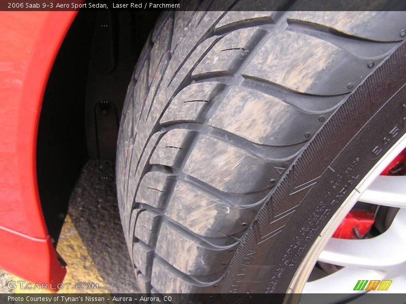 Laser Red / Parchment 2006 Saab 9-3 Aero Sport Sedan