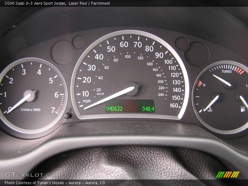 Laser Red / Parchment 2006 Saab 9-3 Aero Sport Sedan