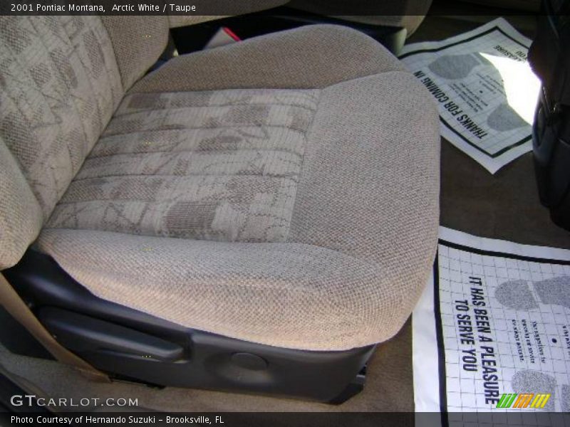 Arctic White / Taupe 2001 Pontiac Montana