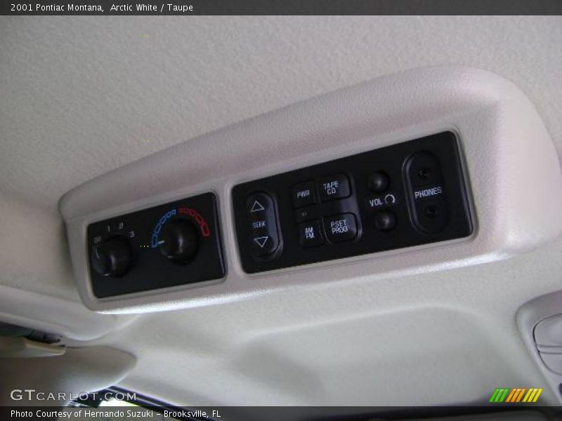 Arctic White / Taupe 2001 Pontiac Montana