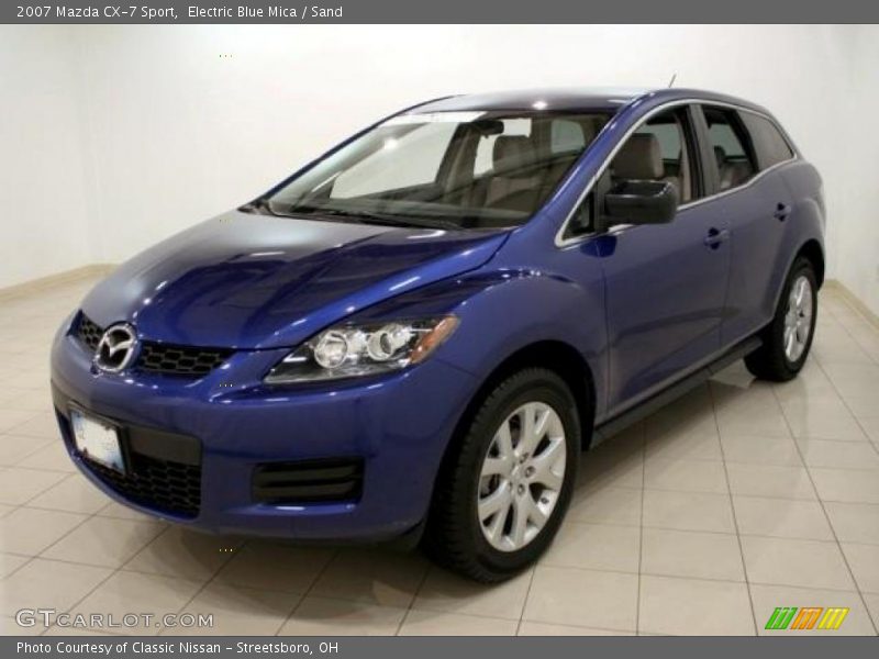 Electric Blue Mica / Sand 2007 Mazda CX-7 Sport