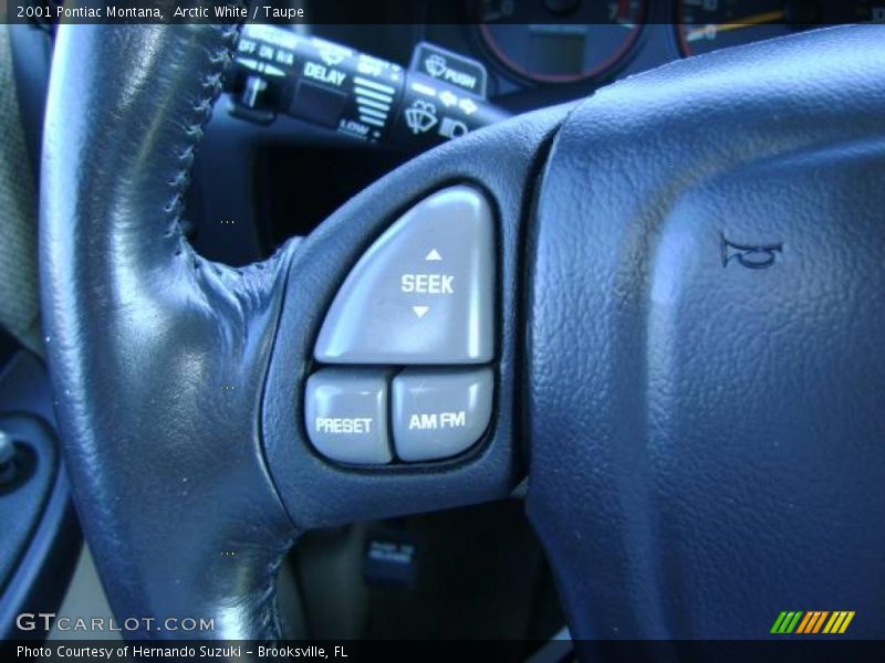 Arctic White / Taupe 2001 Pontiac Montana