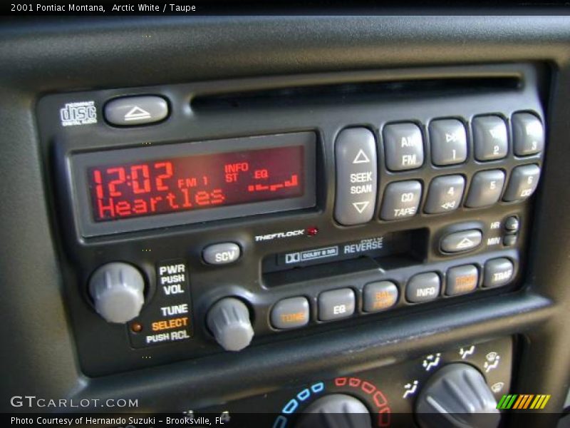 Arctic White / Taupe 2001 Pontiac Montana