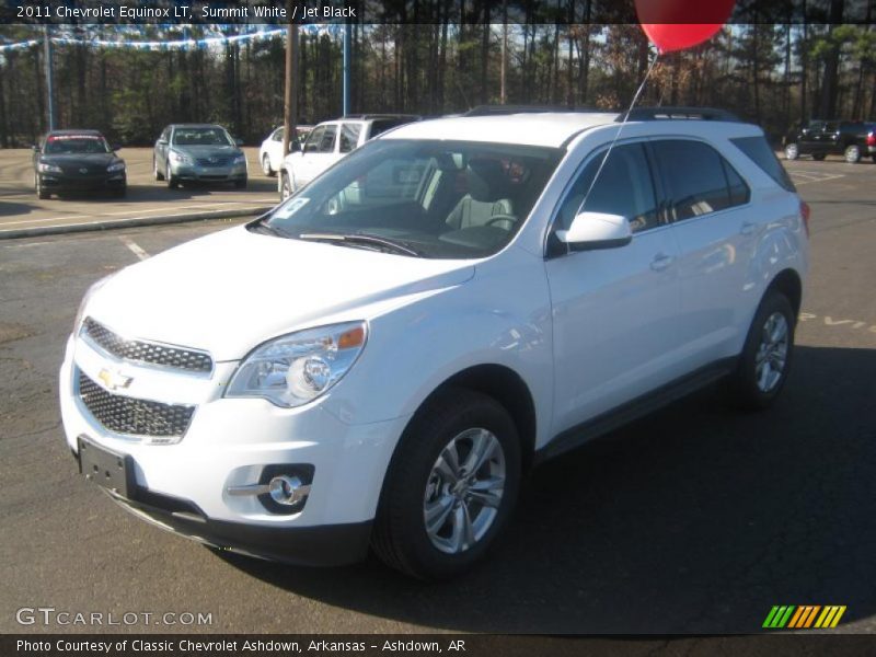 Summit White / Jet Black 2011 Chevrolet Equinox LT