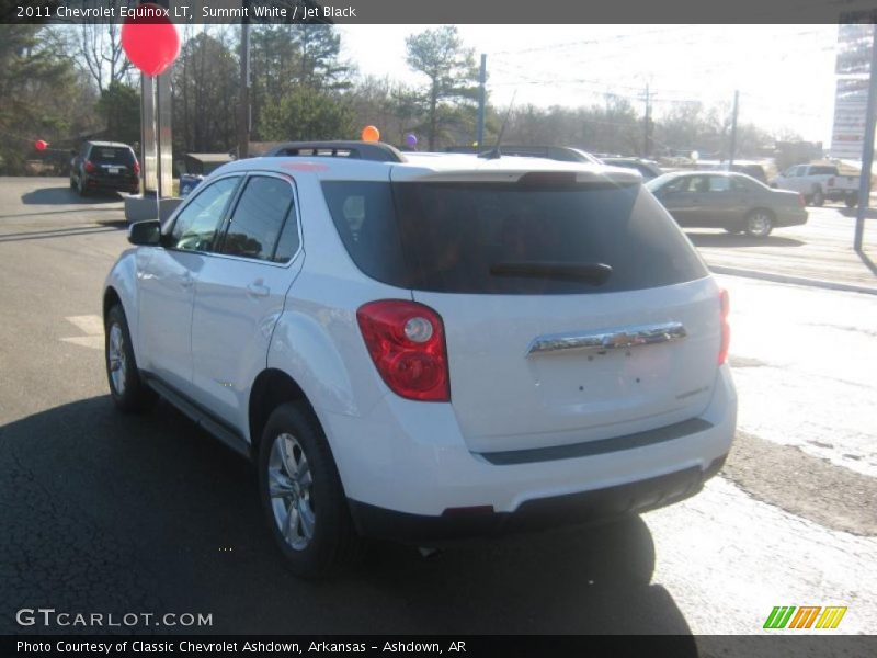 Summit White / Jet Black 2011 Chevrolet Equinox LT