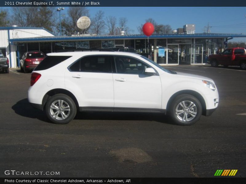 Summit White / Jet Black 2011 Chevrolet Equinox LT