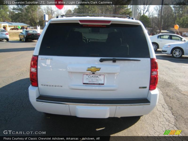 Summit White / Light Cashmere/Dark Cashmere 2011 Chevrolet Suburban LTZ
