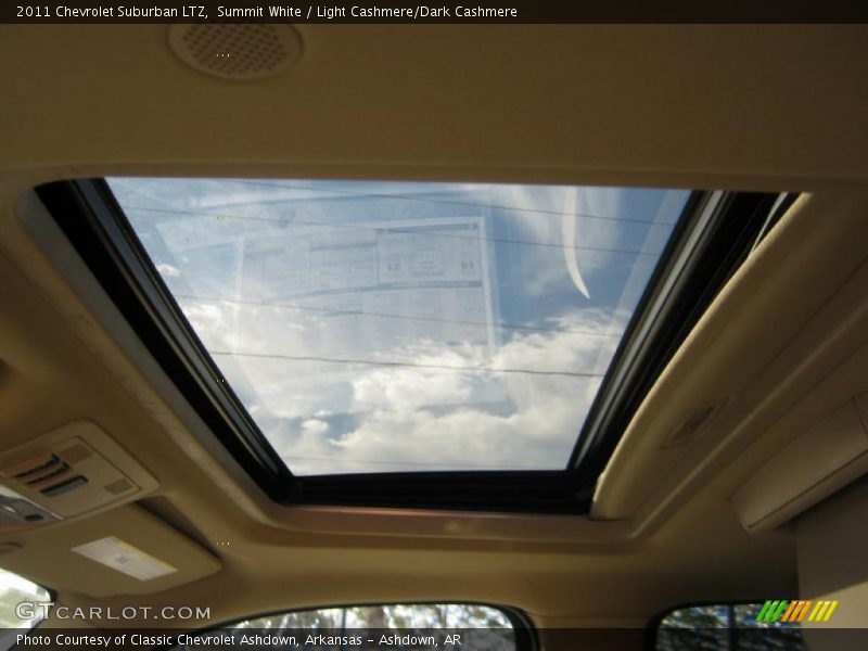 Summit White / Light Cashmere/Dark Cashmere 2011 Chevrolet Suburban LTZ