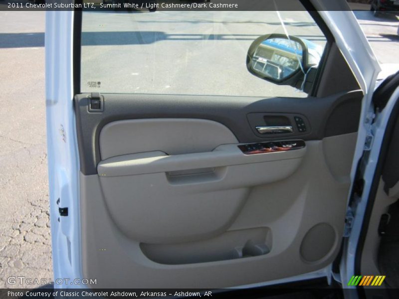 Summit White / Light Cashmere/Dark Cashmere 2011 Chevrolet Suburban LTZ
