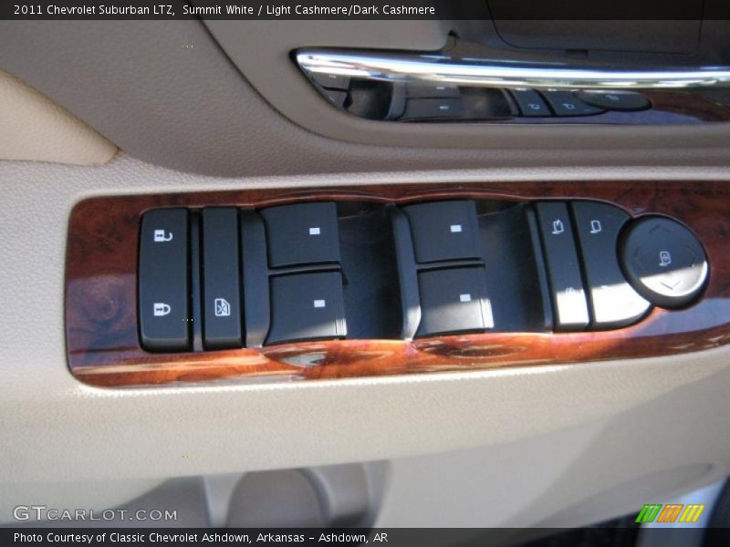 Summit White / Light Cashmere/Dark Cashmere 2011 Chevrolet Suburban LTZ