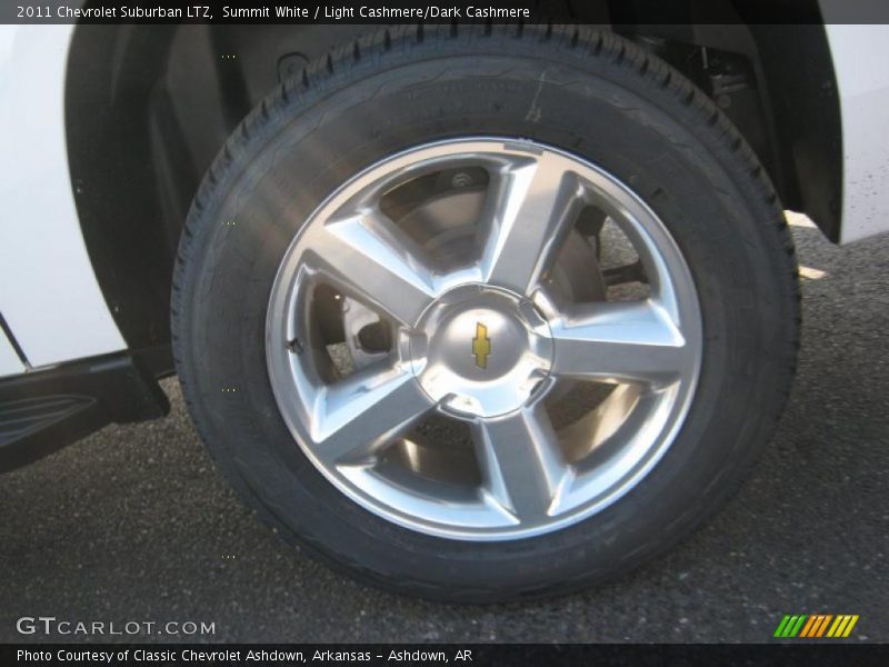 Summit White / Light Cashmere/Dark Cashmere 2011 Chevrolet Suburban LTZ