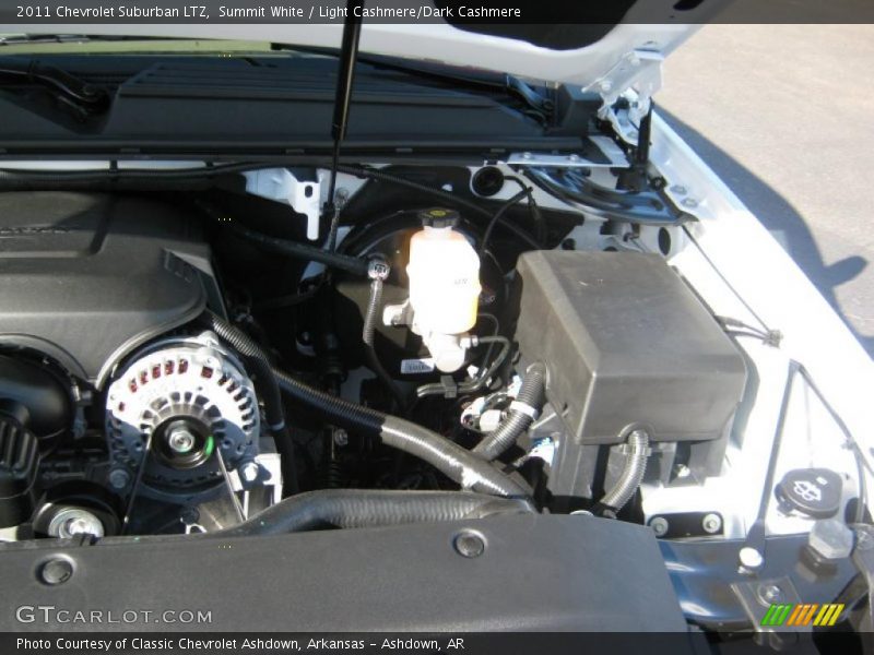 Summit White / Light Cashmere/Dark Cashmere 2011 Chevrolet Suburban LTZ