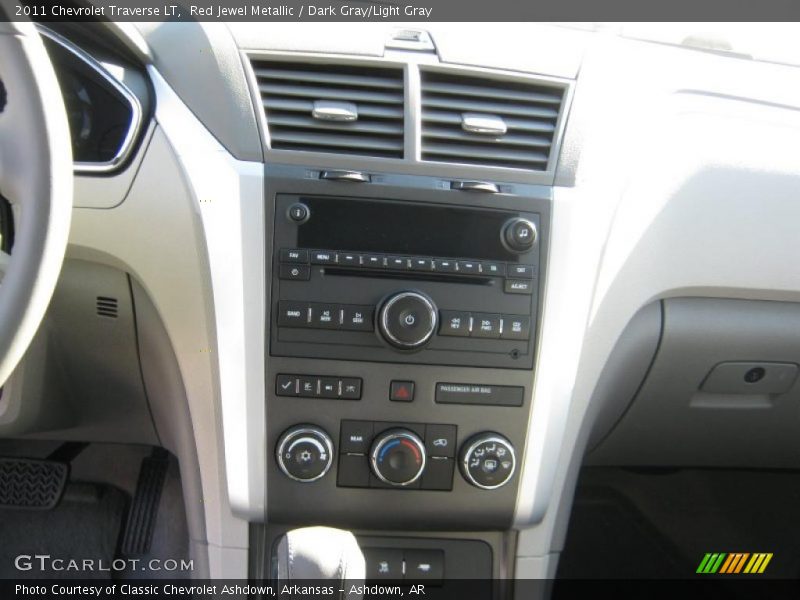 Red Jewel Metallic / Dark Gray/Light Gray 2011 Chevrolet Traverse LT