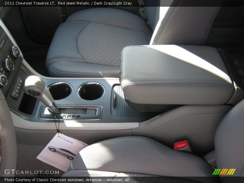 Red Jewel Metallic / Dark Gray/Light Gray 2011 Chevrolet Traverse LT