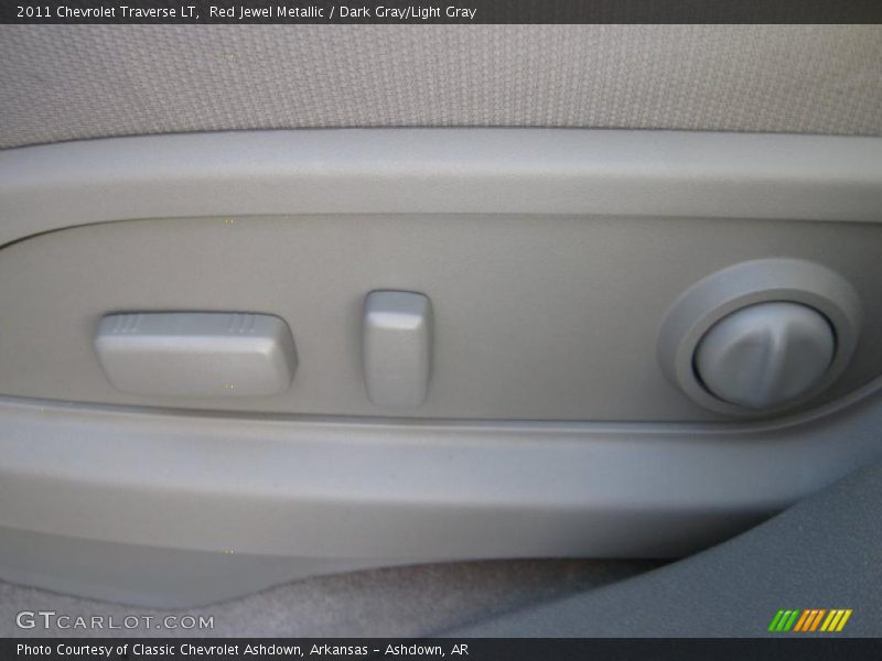 Red Jewel Metallic / Dark Gray/Light Gray 2011 Chevrolet Traverse LT