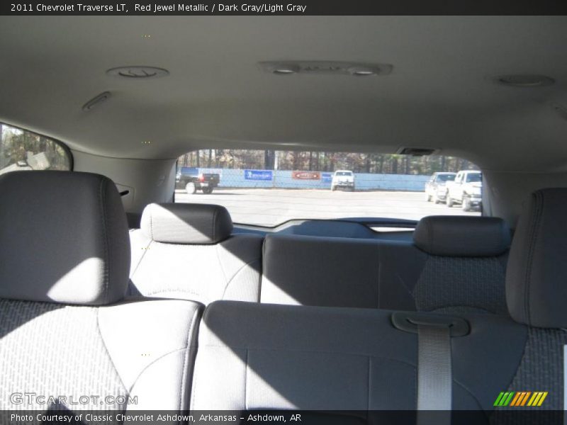 Red Jewel Metallic / Dark Gray/Light Gray 2011 Chevrolet Traverse LT