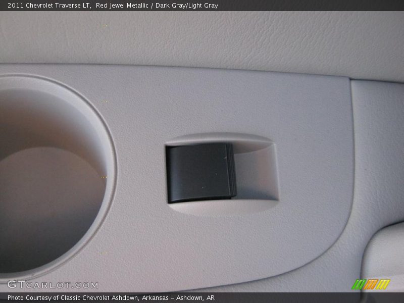 Red Jewel Metallic / Dark Gray/Light Gray 2011 Chevrolet Traverse LT