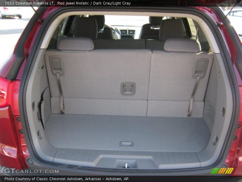 Red Jewel Metallic / Dark Gray/Light Gray 2011 Chevrolet Traverse LT
