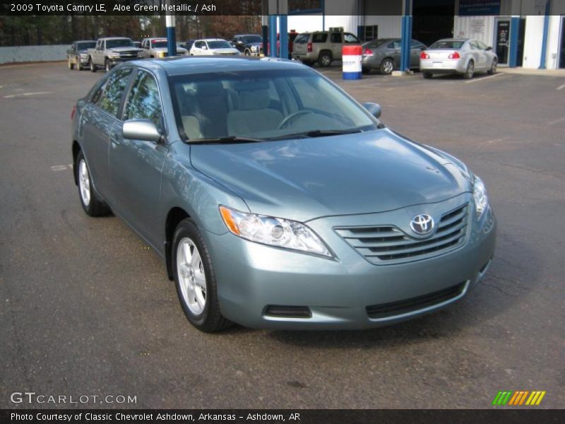 Aloe Green Metallic / Ash 2009 Toyota Camry LE