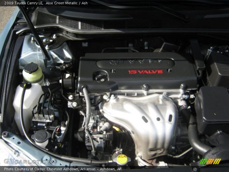 Aloe Green Metallic / Ash 2009 Toyota Camry LE