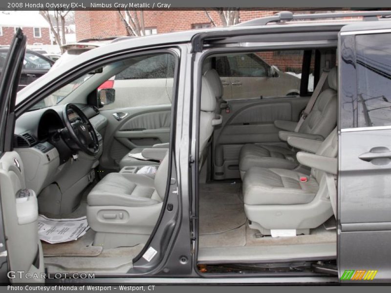 Nimbus Gray Metallic / Gray 2008 Honda Odyssey EX-L