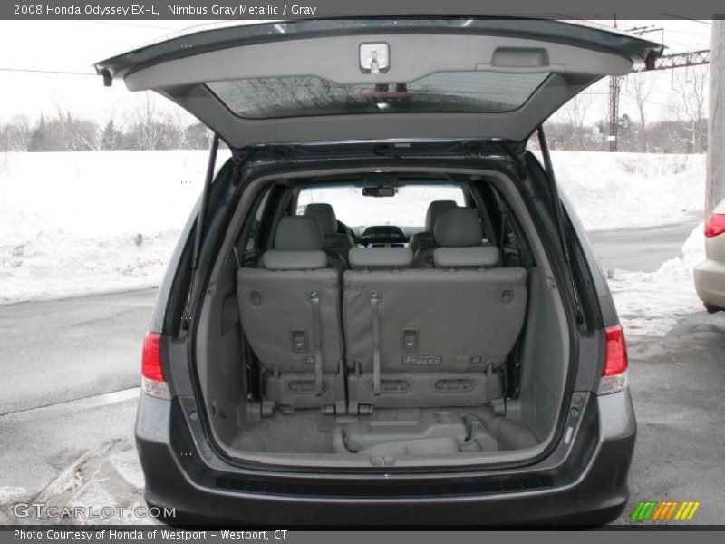 Nimbus Gray Metallic / Gray 2008 Honda Odyssey EX-L