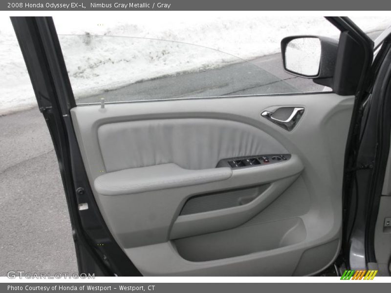 Nimbus Gray Metallic / Gray 2008 Honda Odyssey EX-L