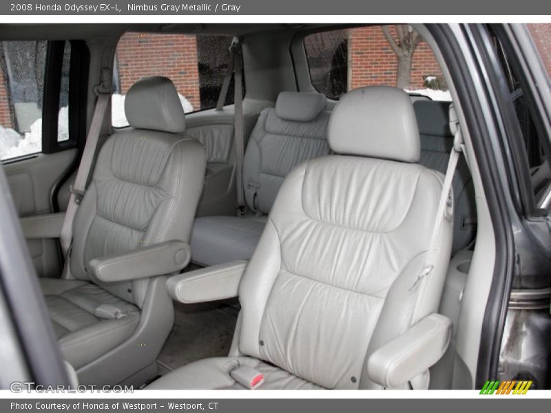 Nimbus Gray Metallic / Gray 2008 Honda Odyssey EX-L