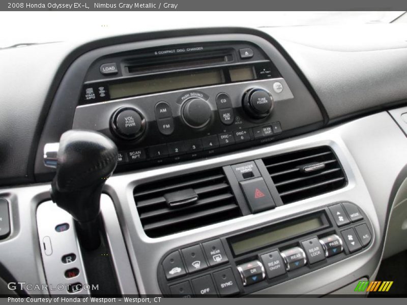 Nimbus Gray Metallic / Gray 2008 Honda Odyssey EX-L