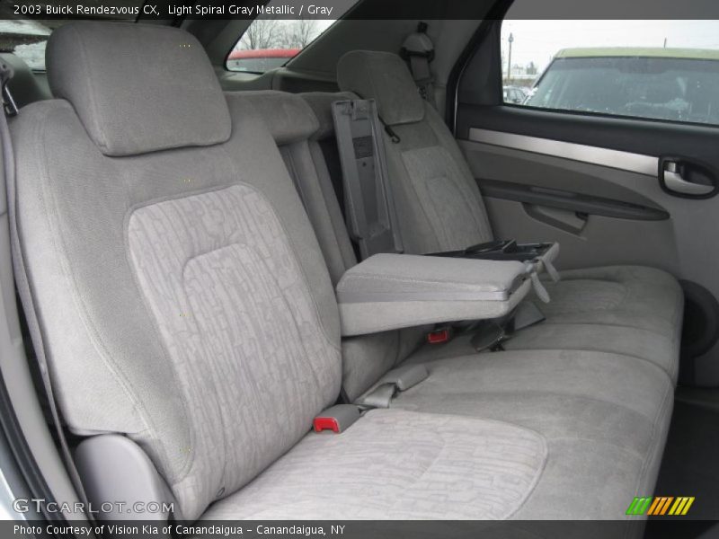 Light Spiral Gray Metallic / Gray 2003 Buick Rendezvous CX