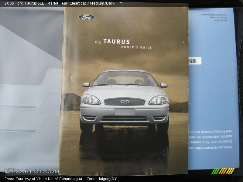 Merlot Pearl Clearcoat / Medium/Dark Flint 2005 Ford Taurus SEL