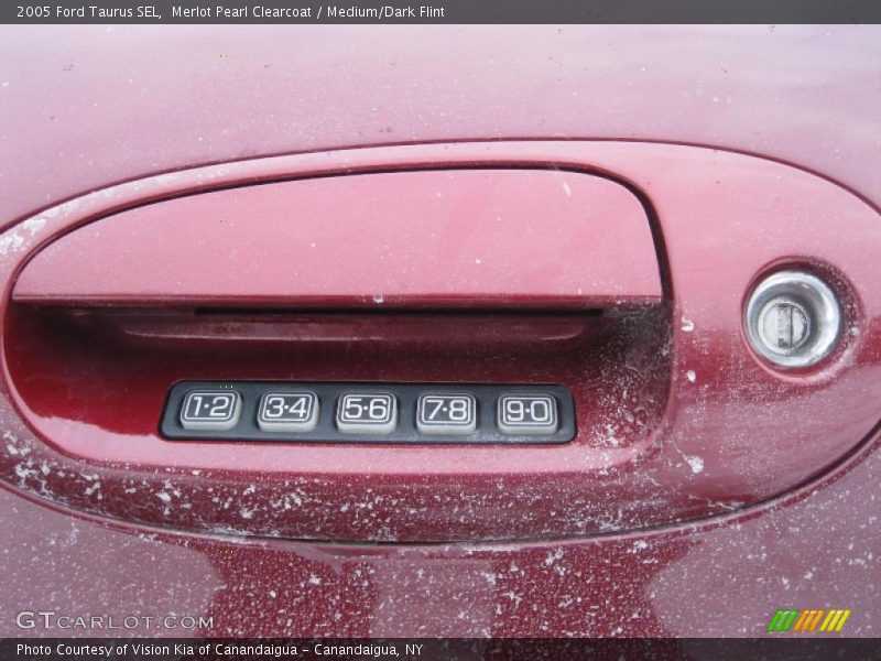 Merlot Pearl Clearcoat / Medium/Dark Flint 2005 Ford Taurus SEL