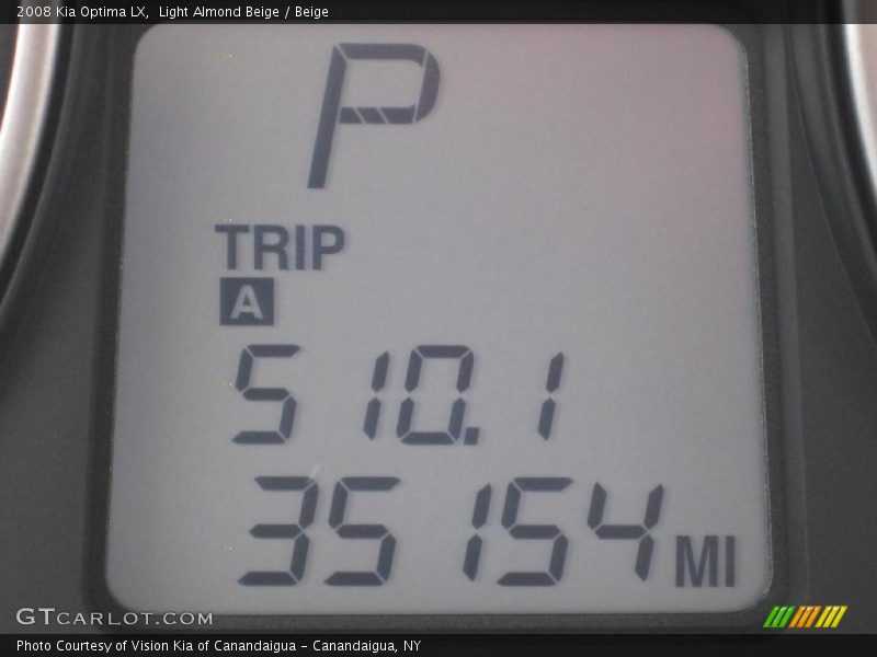 Light Almond Beige / Beige 2008 Kia Optima LX