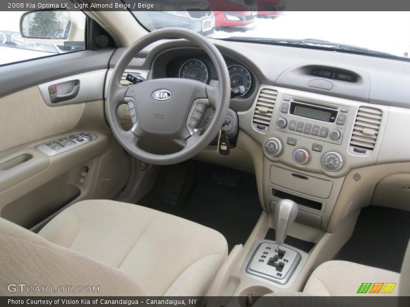 Light Almond Beige / Beige 2008 Kia Optima LX