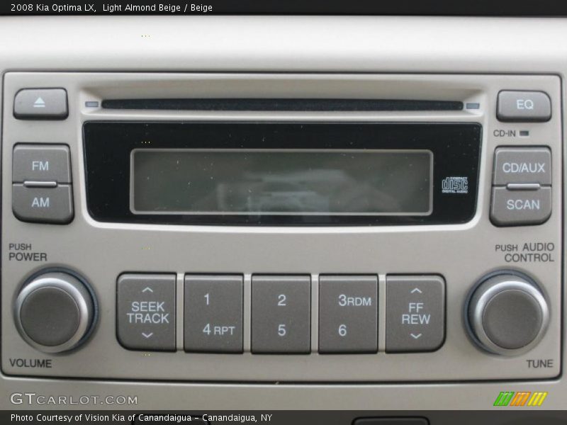 Light Almond Beige / Beige 2008 Kia Optima LX