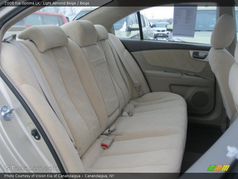 Light Almond Beige / Beige 2008 Kia Optima LX