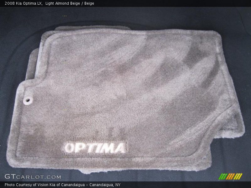 Light Almond Beige / Beige 2008 Kia Optima LX