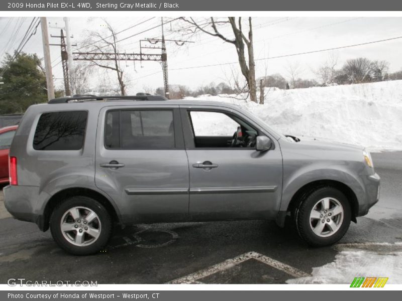 Sterling Gray Metallic / Black 2009 Honda Pilot EX-L 4WD