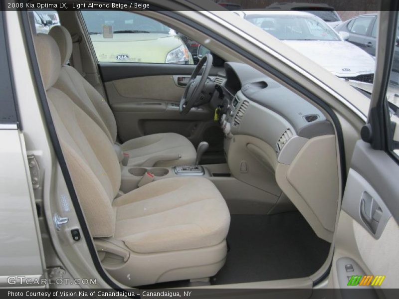 Light Almond Beige / Beige 2008 Kia Optima LX
