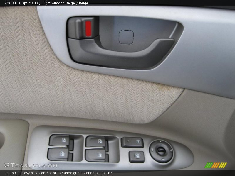 Light Almond Beige / Beige 2008 Kia Optima LX