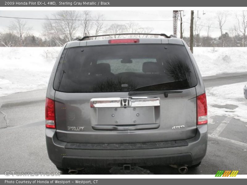 Sterling Gray Metallic / Black 2009 Honda Pilot EX-L 4WD