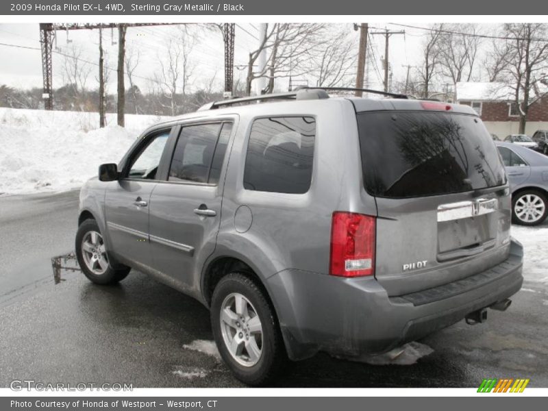 Sterling Gray Metallic / Black 2009 Honda Pilot EX-L 4WD