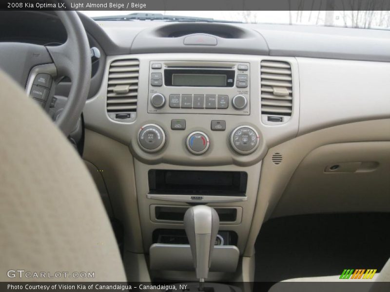 Light Almond Beige / Beige 2008 Kia Optima LX