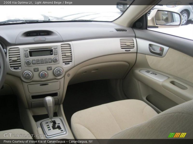 Light Almond Beige / Beige 2008 Kia Optima LX