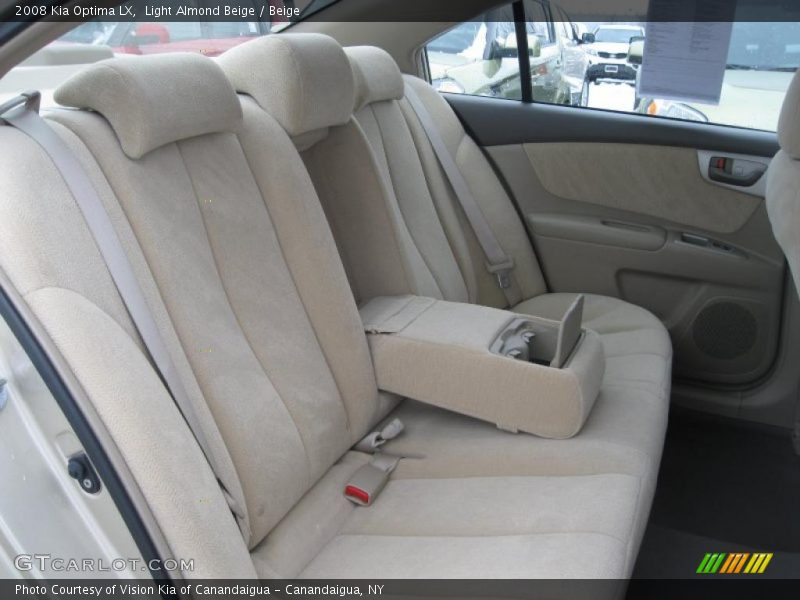 Light Almond Beige / Beige 2008 Kia Optima LX